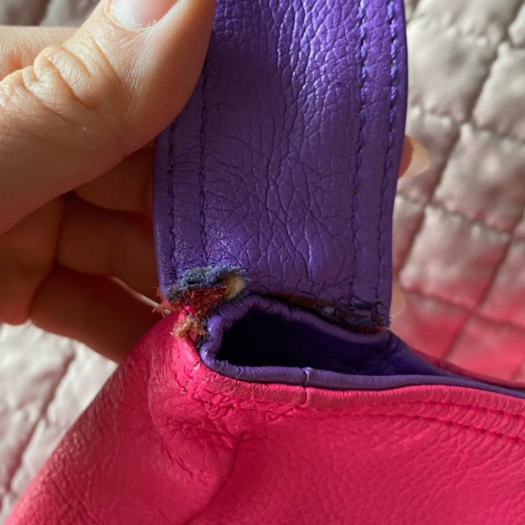 Rare Y2K Vintage Hot pink reversible Marc Jacobs cross body messenger bag - Picture 12 of 14